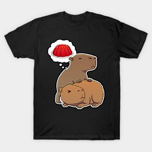 Capybara hungry for Red Jello T-Shirt